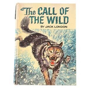 The Call of the Wild by Jack London Book, Whitman Classics, Vintage HC 1960